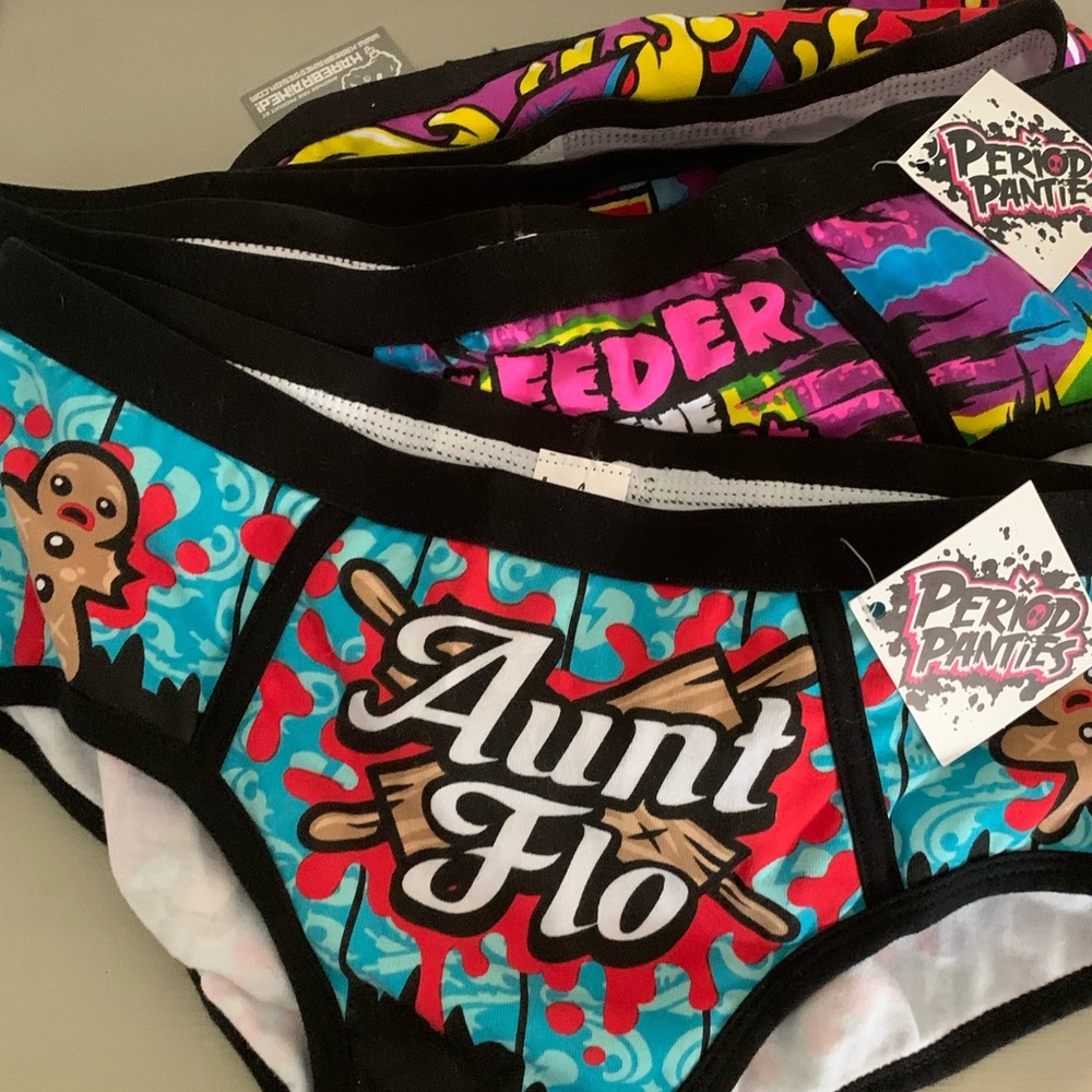 Set of 6 period panties